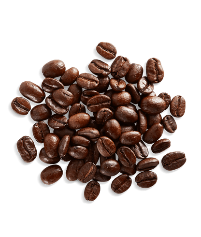 Peet's House Blend Coffee beans shown up close with detail